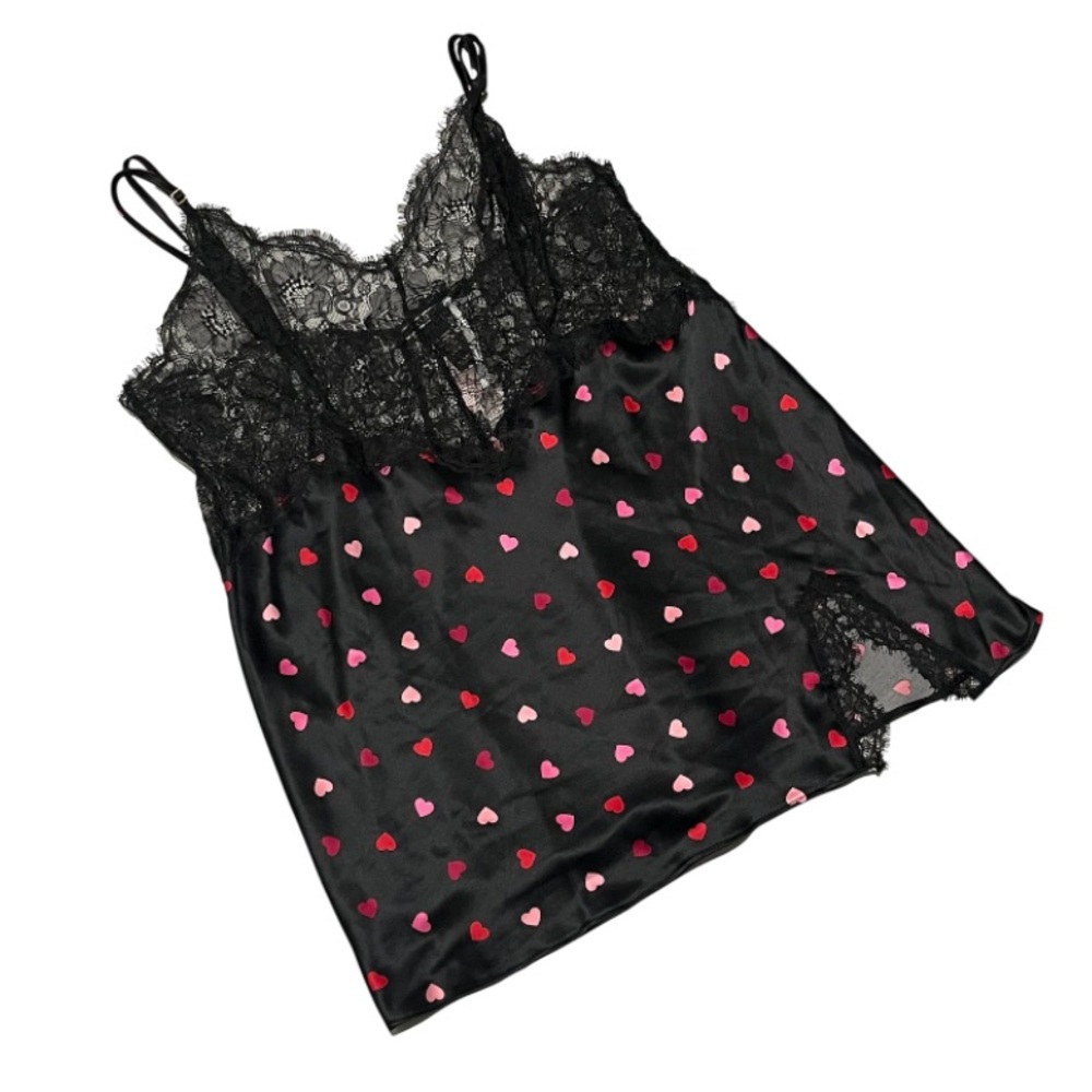 NEW Victoria’s Secret Lace and Hearts Slip Teddy XL